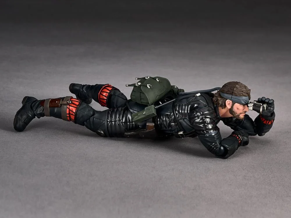 Naked Snake Sneaking Suit Ver. Metal Gear Solid Delta Revoltech A.Y. Figurka 17 cm - Image 7