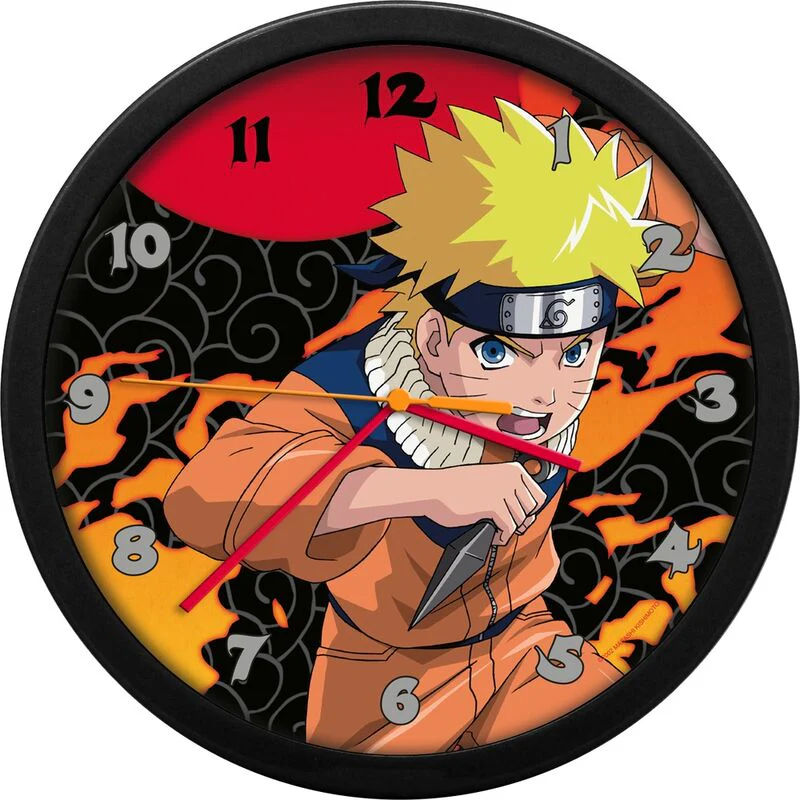 Naruto Zegar Ścienny Naruto Shippuden
