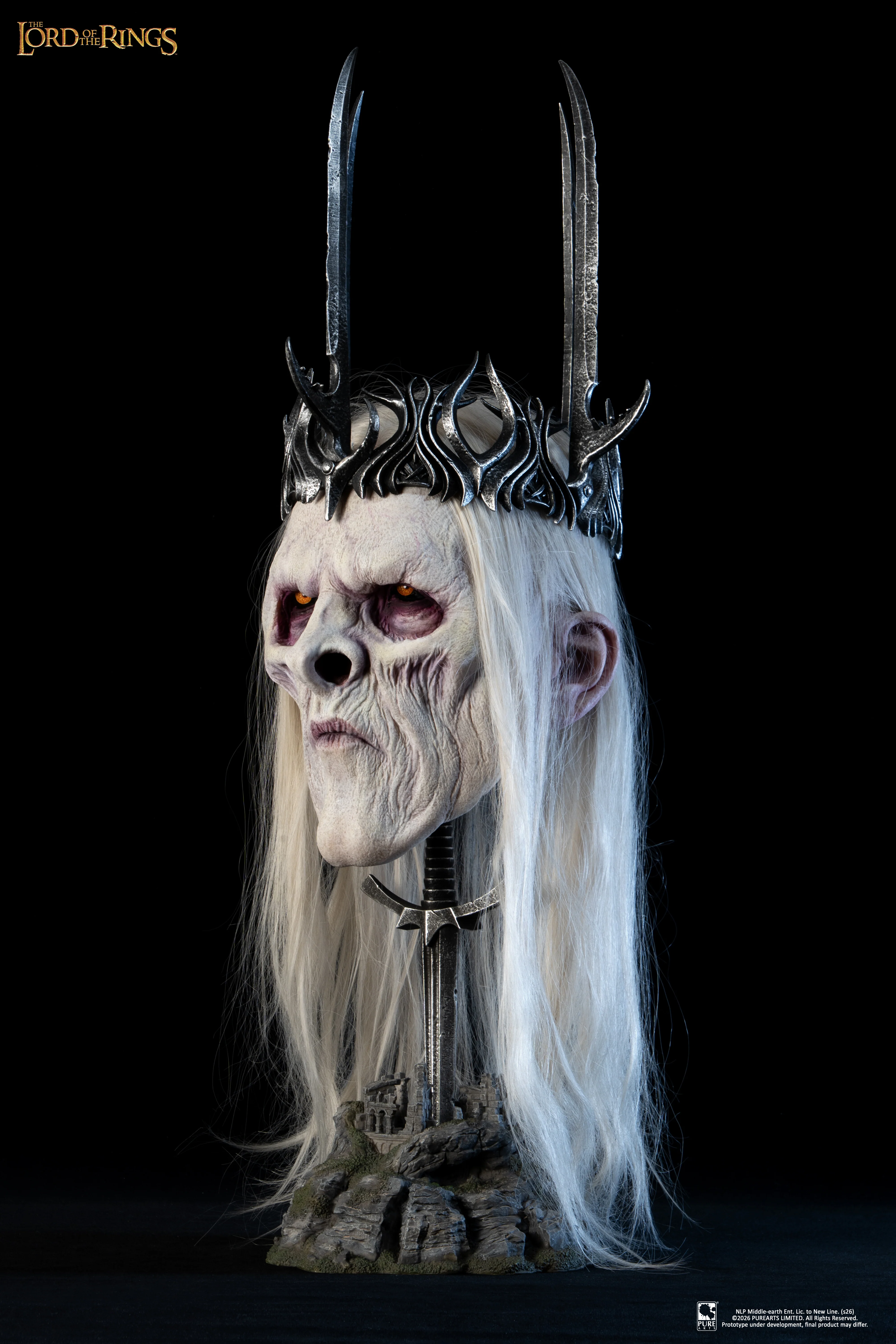 Nazgul King Lord of the Rings Art Mask 1/1 Figurka 73 cm - Image 11