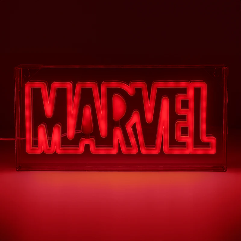 Neon Logo Lampka Ścienna Marvel - Image 3