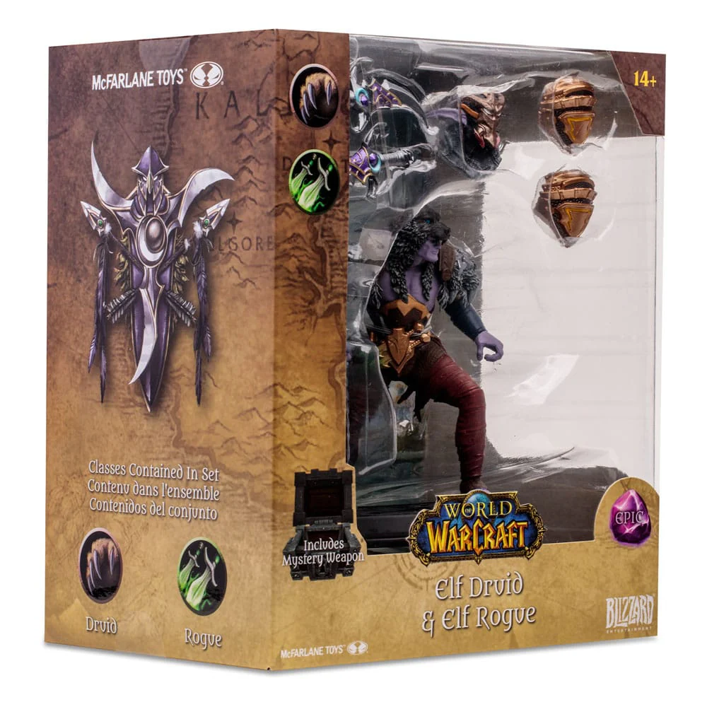 Night Elf Druid Rogue Epic World of Warcraft Figurka 15 cm - Image 11