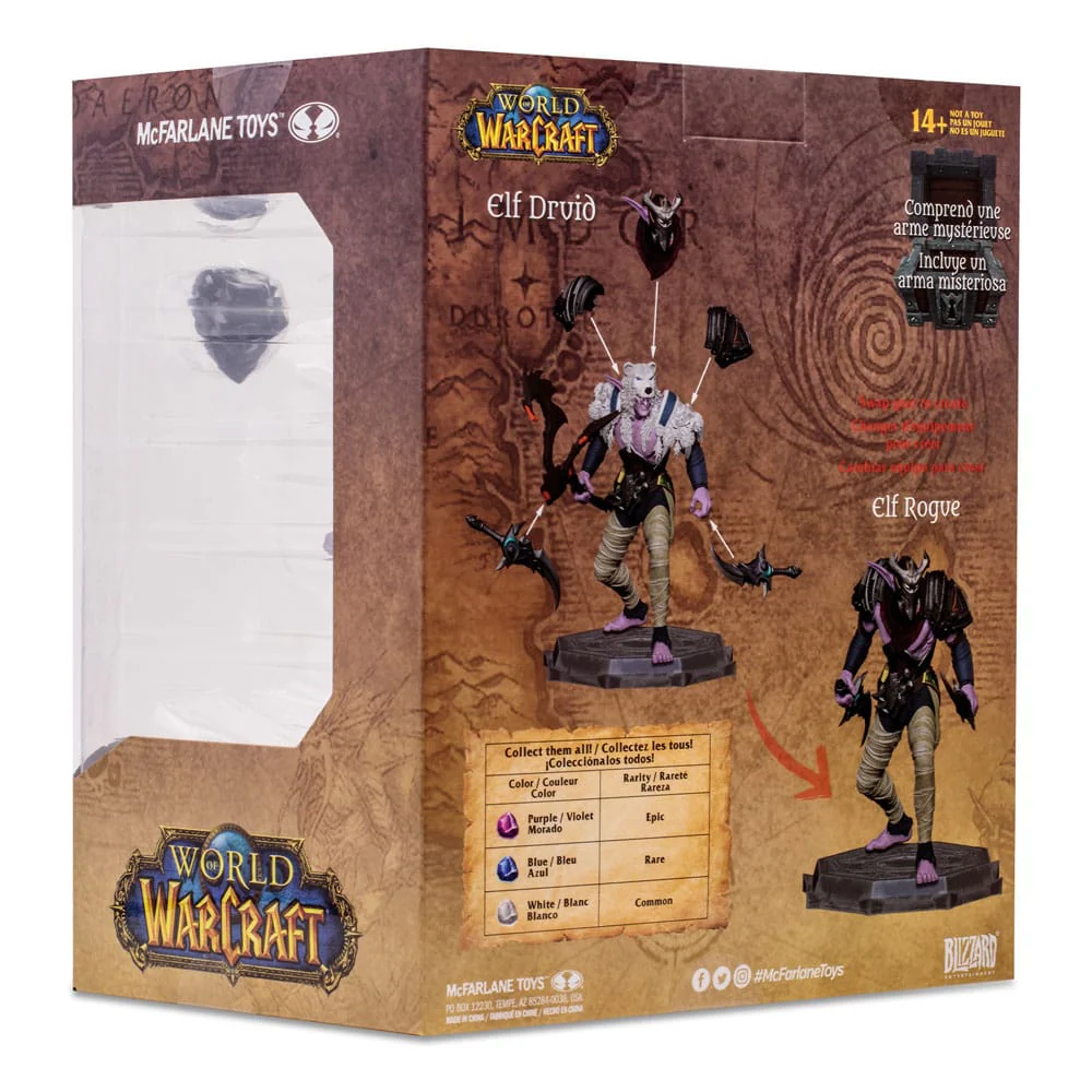 Night Elf Druid Rogue World of Warcraft Figurka 15 cm - Image 12