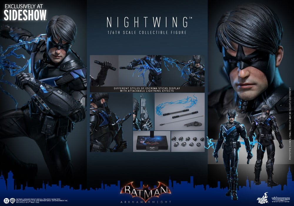 Nightwing Batman Arkham Knight Videogame Masterpiece 1/6 Figurka 30 cm - Image 18