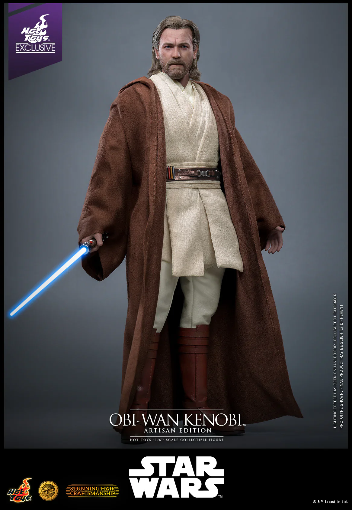 Obi-Wan Kenobi Artisan Edition Star Wars: Episode II - Attack of the Clones 1/6 Hot Toys Exclusive Figurka 31 cm - Image 11
