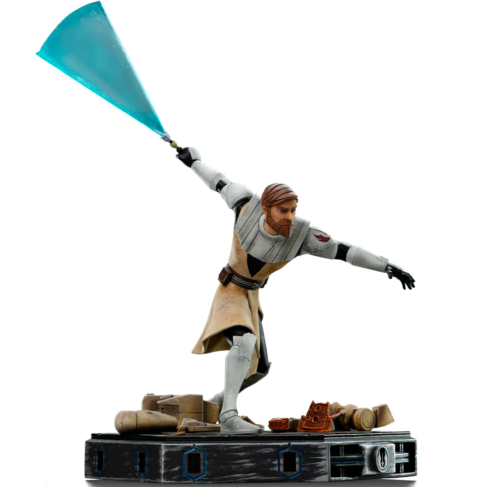 Obi-Wan Kenobi Star Wars: Clone Wars Art Scale 1/10 Figurka 27 cm - Image 3