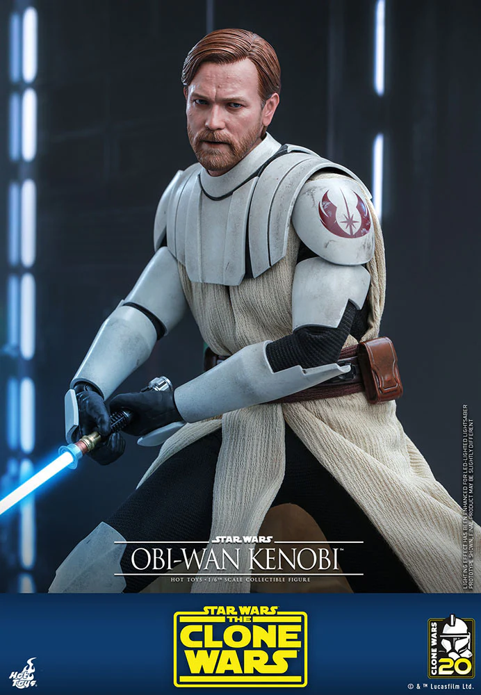 Obi-Wan Kenobi Star Wars The Clone Wars 1/6 Figurka 30 cm - Image 8