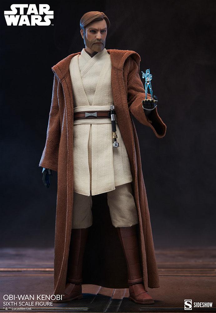 Obi-Wan Kenobi Star Wars: The Clone Wars 1/6 Figurka 30cm - Image 4