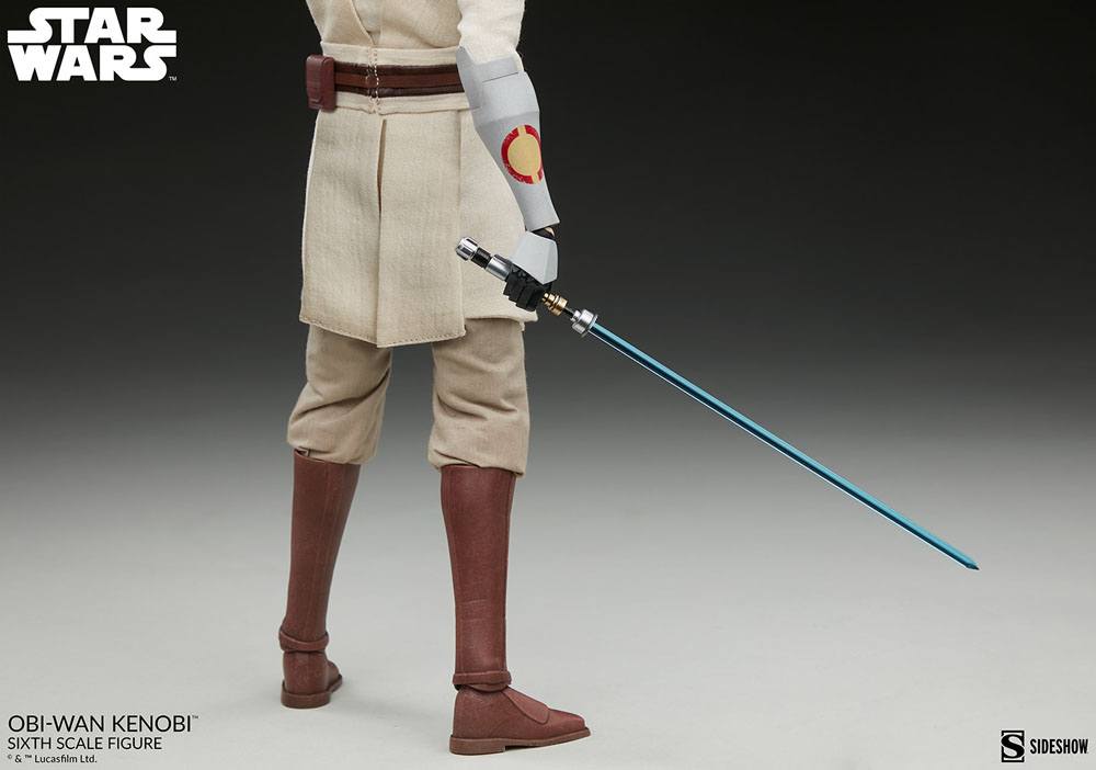 Obi-Wan Kenobi Star Wars: The Clone Wars 1/6 Figurka 30cm - Image 7