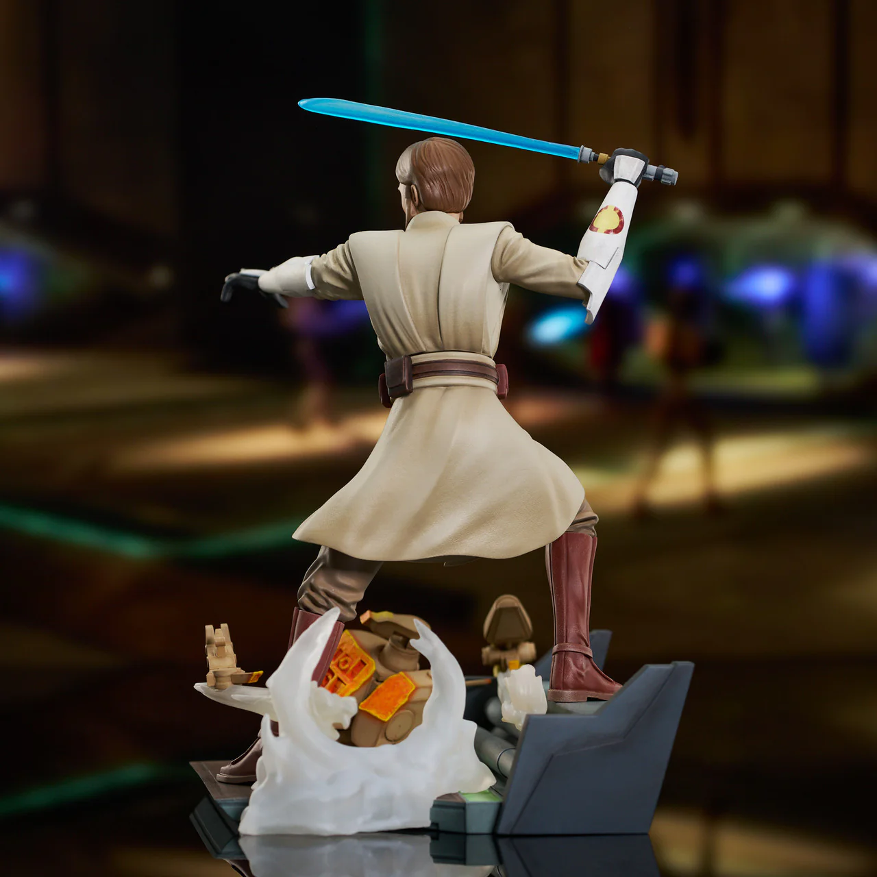 Obi-Wan Kenobi Star Wars: The Clone Wars Deluxe Gallery Figurka 23 cm - Image 8