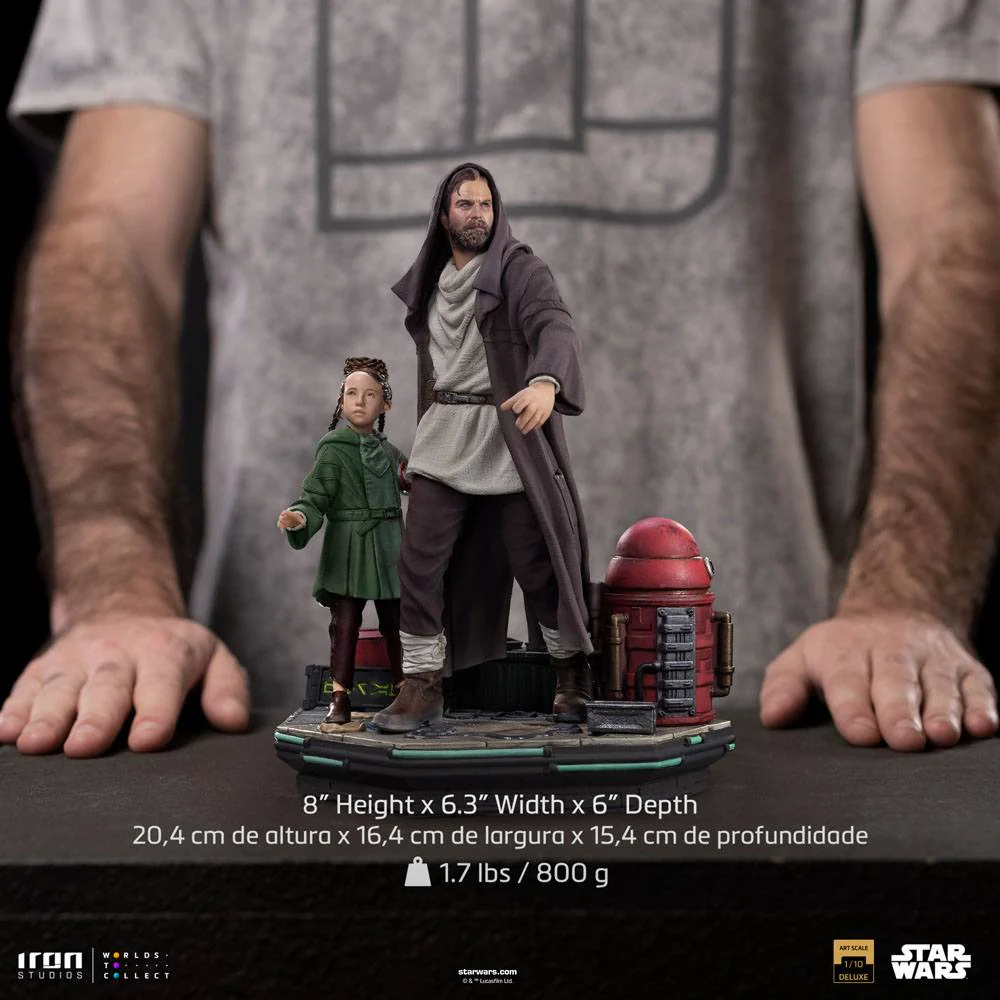 Obi-Wan & Young Leia Star Wars: Obi-Wan Kenobi Deluxe Art Scale 1/10 Figurka 20 cm - Image 14