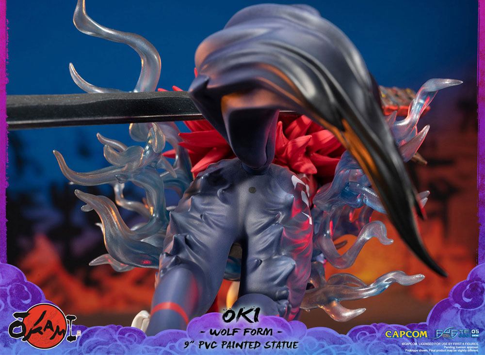 Oki Wolf Form Okami Figurka 21 cm - Image 10
