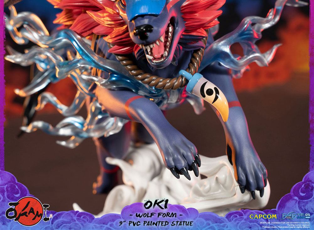 Oki Wolf Form Okami Figurka 21 cm - Image 11