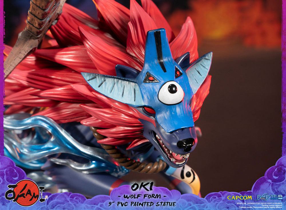 Oki Wolf Form Okami Figurka 21 cm - Image 12