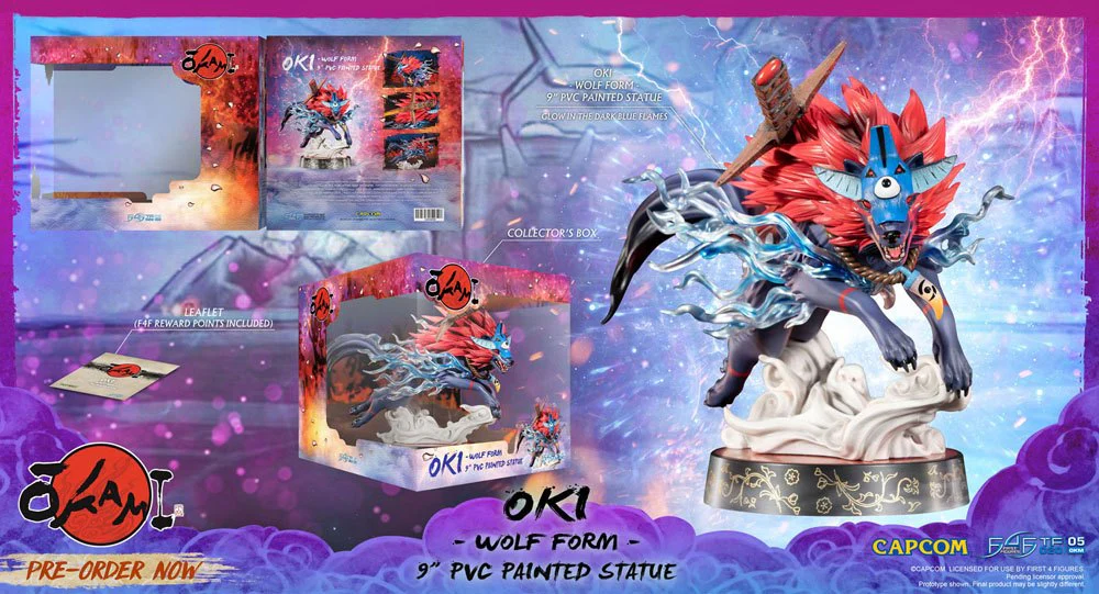 Oki Wolf Form Okami Figurka 21 cm - Image 2