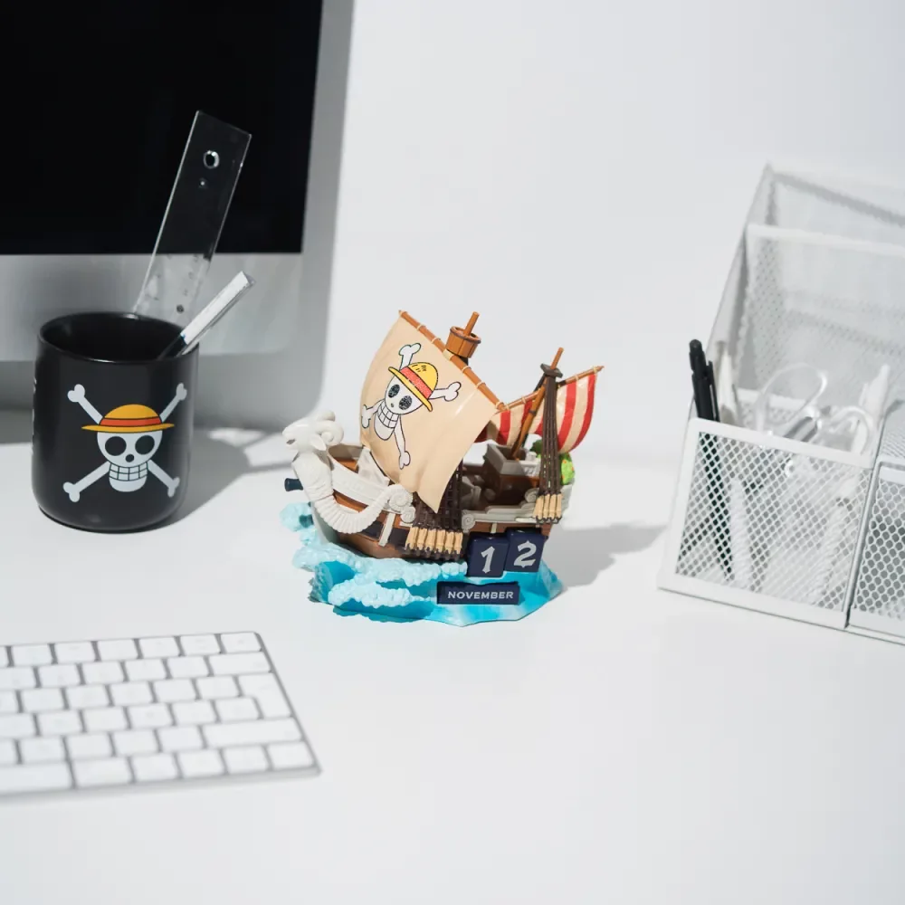 One Piece Going Merry 3D Perpetual Calendar Figurka 17 cm - Image 4
