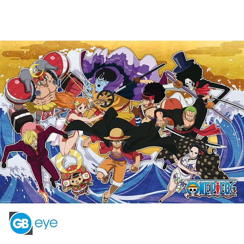 One Piece The crew in Wano Country Maxi Poster Plakat 61 X 91.5cm