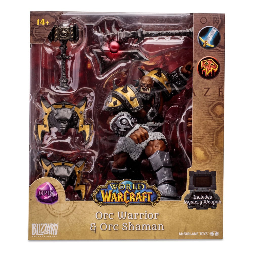 Orc Shaman Warrior Epic World of Warcraft Figurka 15 cm - Image 10