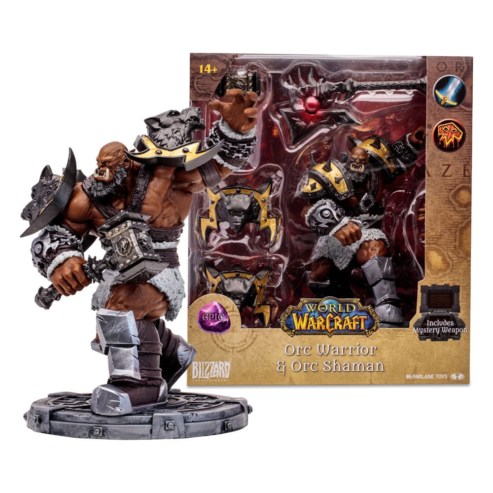 Orc Shaman Warrior Epic World of Warcraft Figurka 15 cm - Image 8