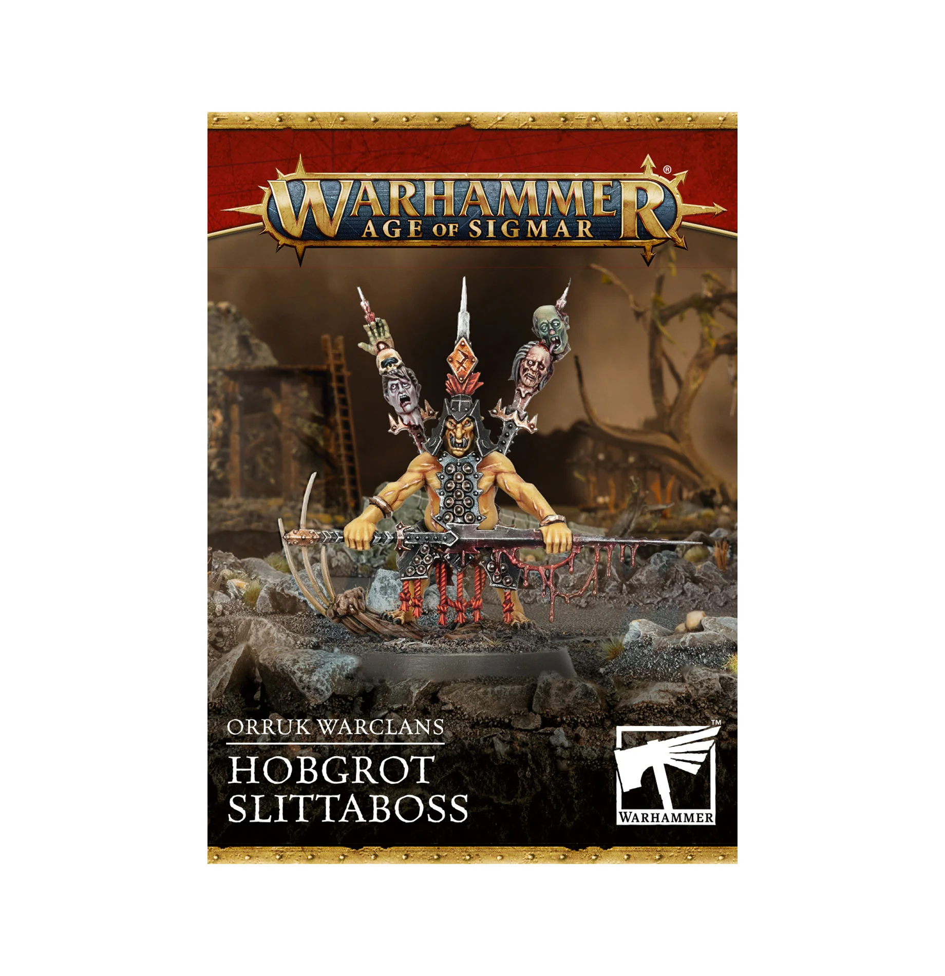 Orruk Warclans: Hobgrot Slittaboss Warhammmer Age of Sigmar