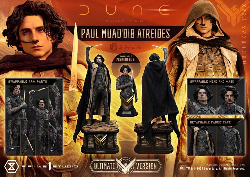 Paul Atreides Dune: Part Two Real Elite Masterline Series Ultimate Bonus Version 1/3 Figurka 90 cm - Image 22