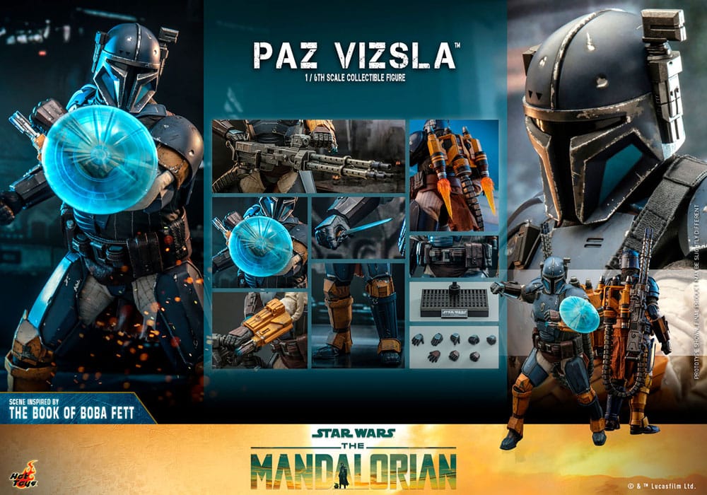 Paz Vizsla Star Wars The Mandalorian 1/6 Figurka 32 cm - Image 15