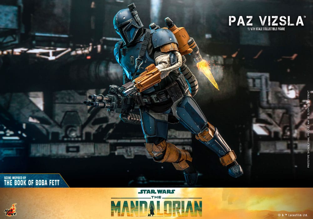 Paz Vizsla Star Wars The Mandalorian 1/6 Figurka 32 cm - Image 5