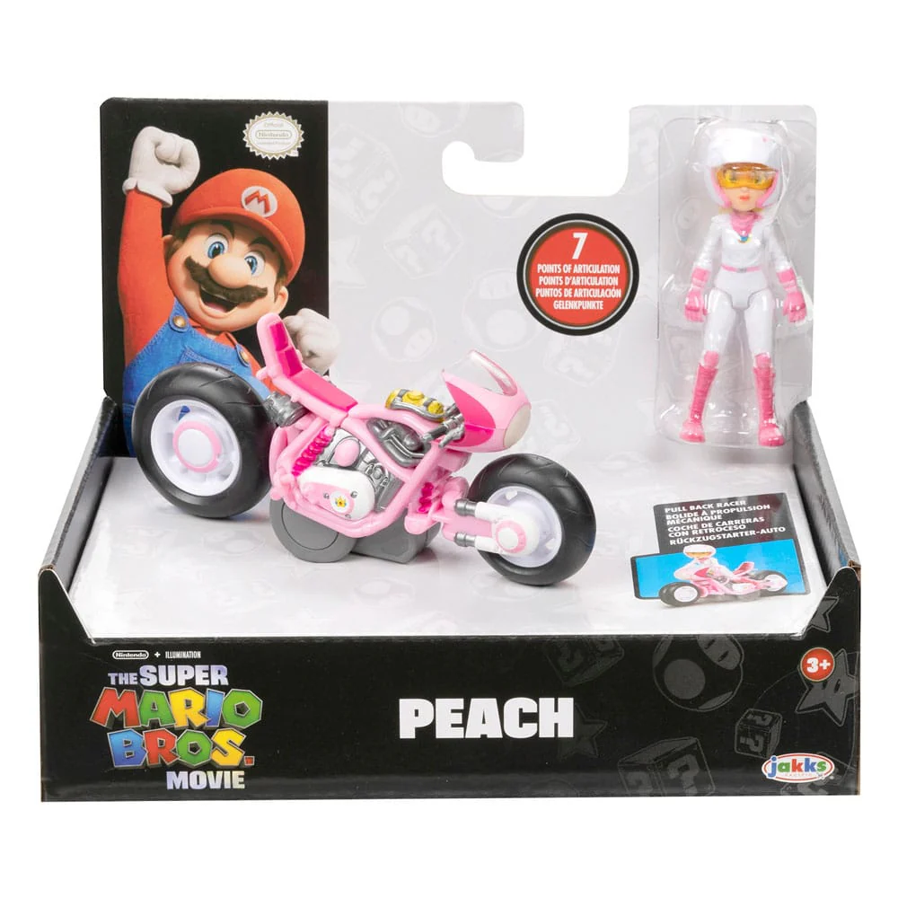 Peach with Racer The Super Mario Bros. Movie Figurka 13 cm - Image 6