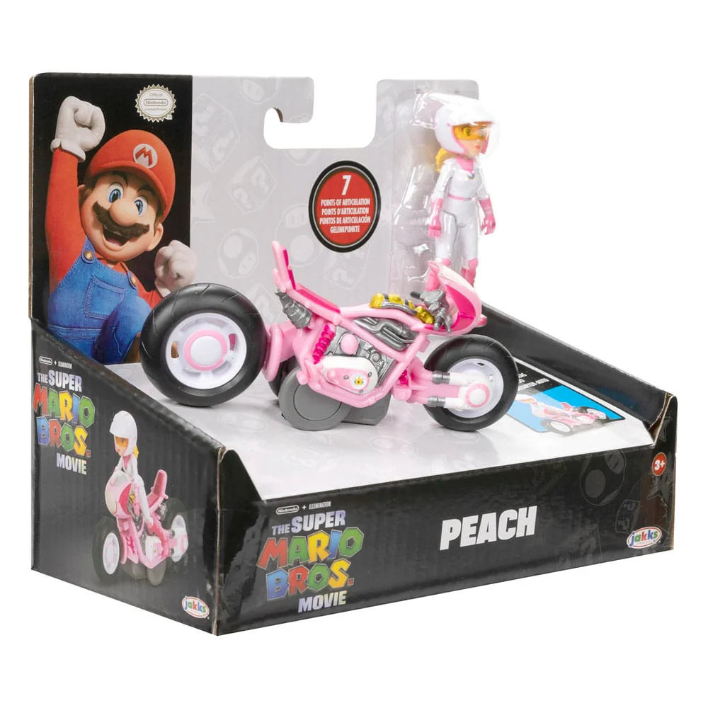 Peach with Racer The Super Mario Bros. Movie Figurka 13 cm - Image 7