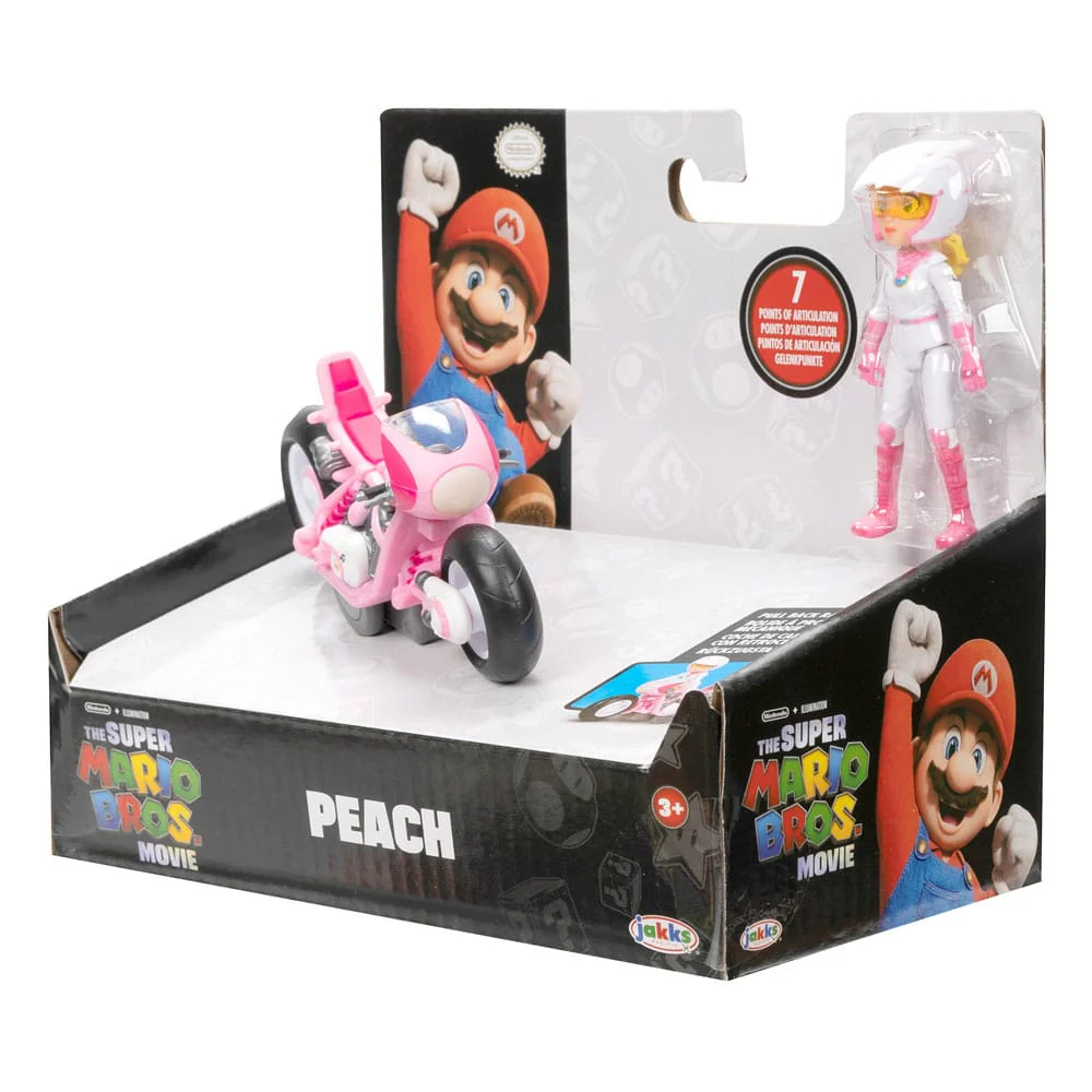 Peach with Racer The Super Mario Bros. Movie Figurka 13 cm - Image 8