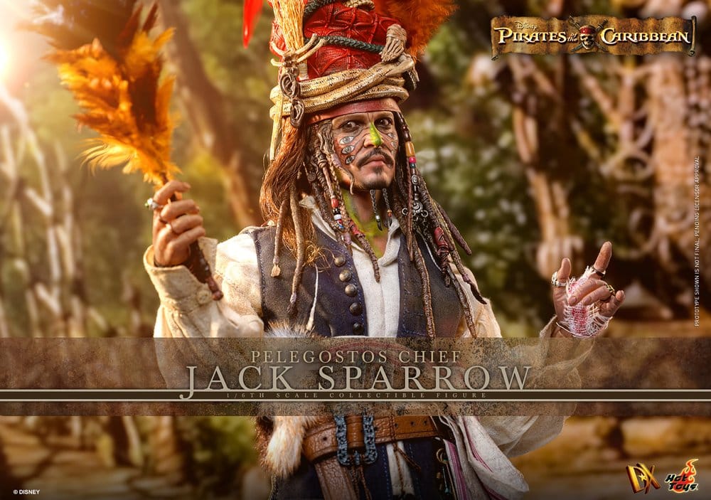 Pelegostos Chief Jack Sparrow Pirates of the Caribbean: Dead Man's Chest DX 1/6 Figurka 30 cm - Image 2