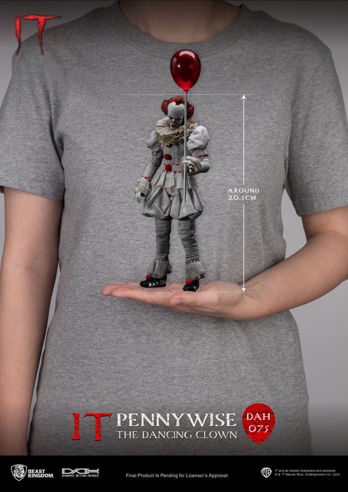 Pennywise Stephen Kings It Dynamic 8ction Heroes 1/9 Figurka 21 cm - Image 11