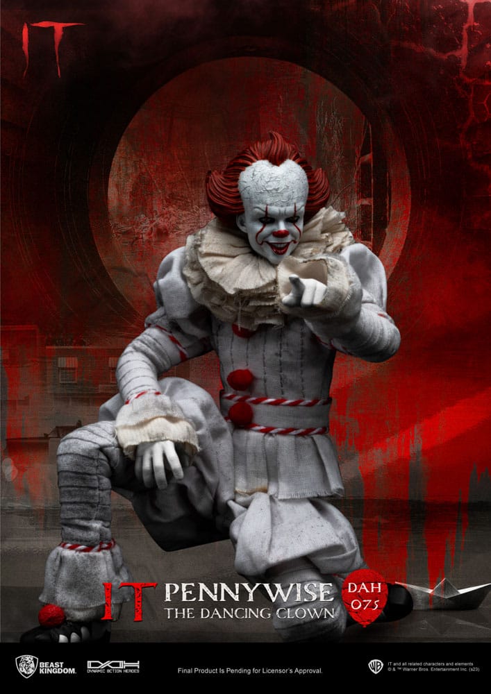Pennywise Stephen Kings It Dynamic 8ction Heroes 1/9 Figurka 21 cm - Image 6