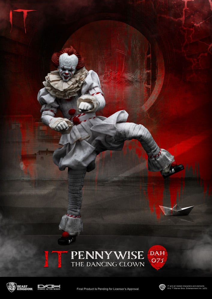 Pennywise Stephen Kings It Dynamic 8ction Heroes 1/9 Figurka 21 cm - Image 7