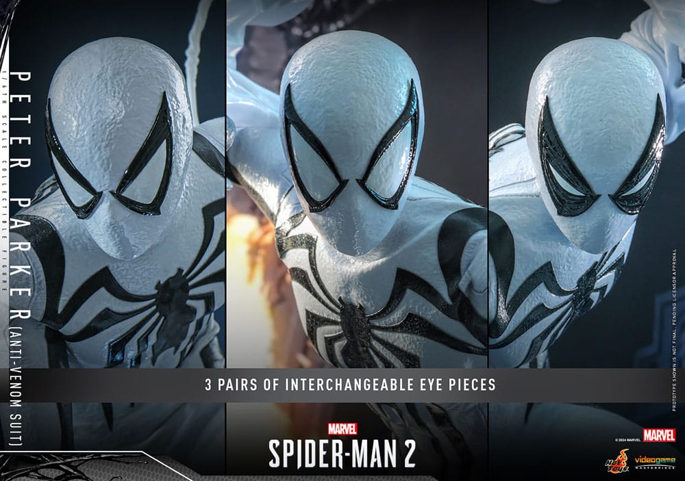Peter Parker Anti-Venom Suit Spider-Man 2 Video Game Masterpiece 1/6 Figurka 30 cm - Image 14