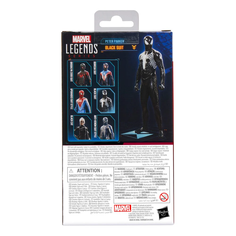 Peter Parker Black Suit Spider-Man 2 Marvel Legends Gamerverse Figurka 15 cm - Image 6