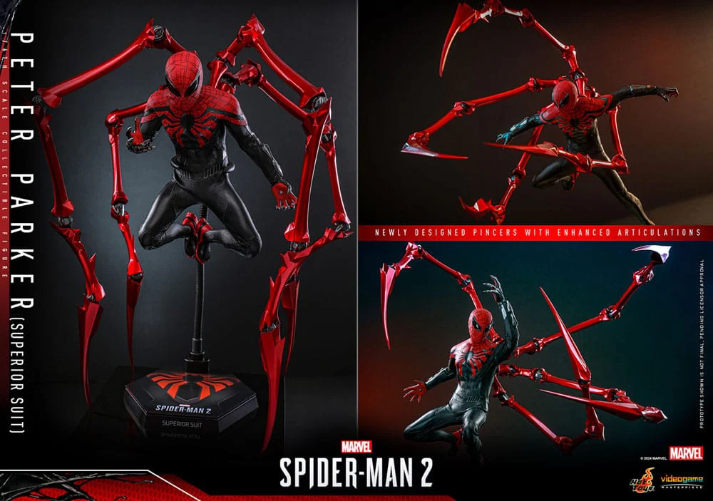 Peter Parker Superior Suit Spider-Man 2 Video Game Masterpiece 1/6 Figurka 30 cm - Image 14