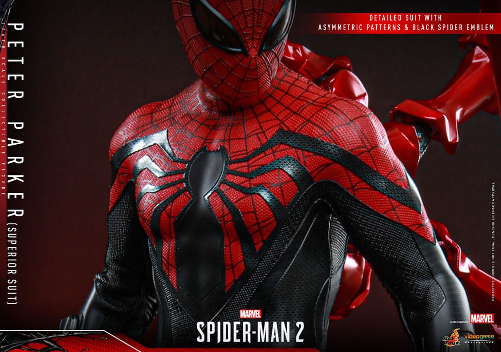 Peter Parker Superior Suit Spider-Man 2 Video Game Masterpiece 1/6 Figurka 30 cm - Image 15