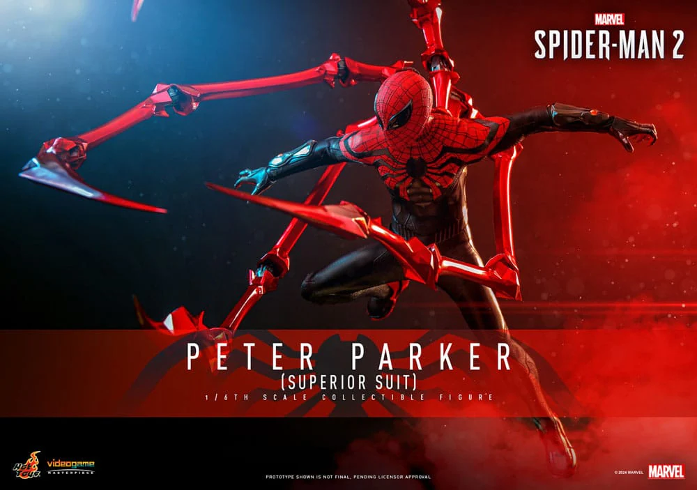 Peter Parker Superior Suit Spider-Man 2 Video Game Masterpiece 1/6 Figurka 30 cm - Image 2
