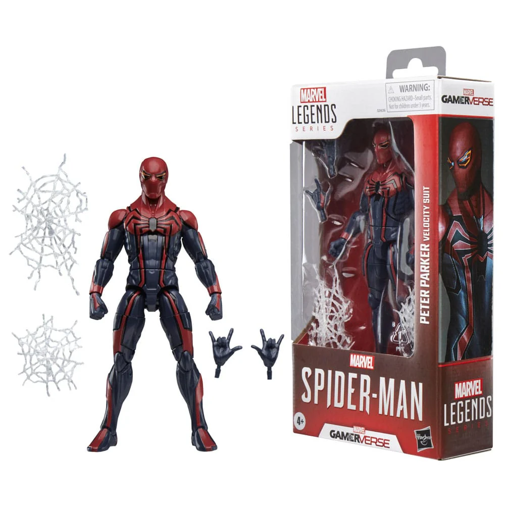 Peter Parker Velocity Suit Spider-Man Marvel Legends Gamerverse Figurka 15 cm - Image 12