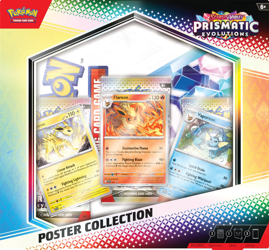 Pokémon TCG: Scarlet & Violet - Prismatic Evolutions - Poster Collection - Image 5