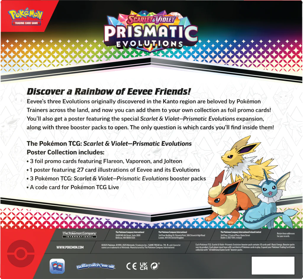 Pokémon TCG: Scarlet & Violet - Prismatic Evolutions - Poster Collection - Image 7