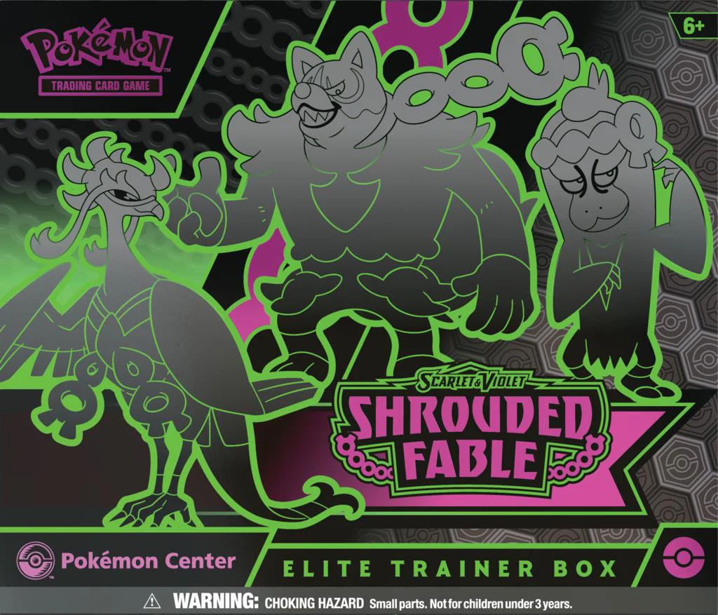 Pokemon TCG: Scarlet & Violet - Shrouded Fable - Elite Trainer Box - Image 3