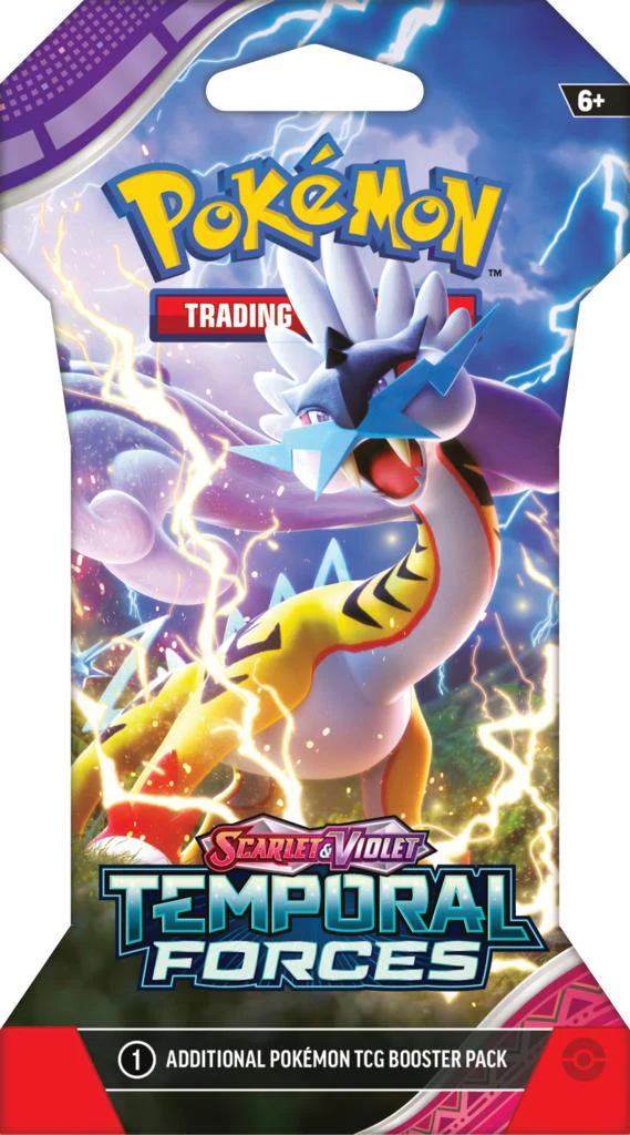 Pokémon TCG: Scarlet & Violet - Temporal Forces - Sleeved Booster - Image 3