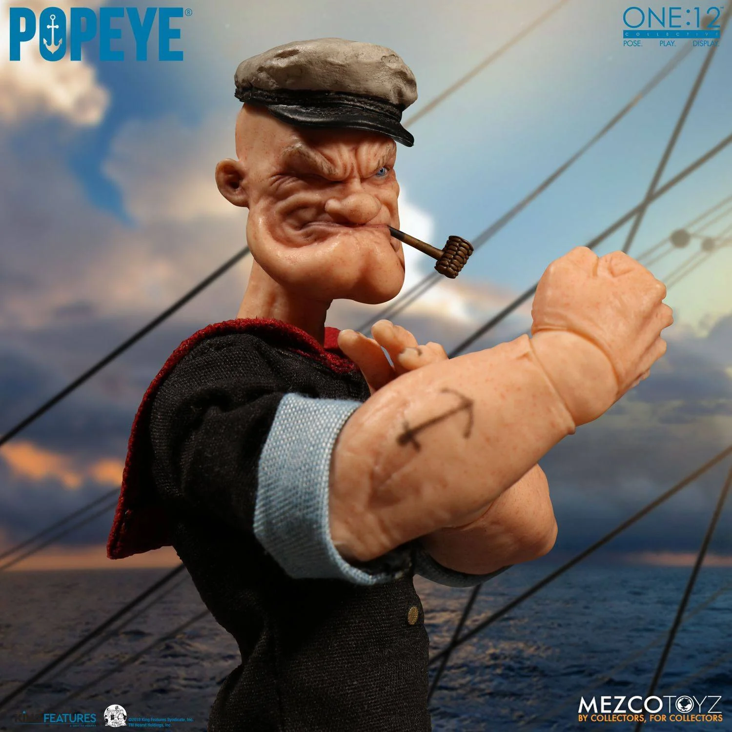 Popeye 1/12 Figurka 14 cm - Image 3