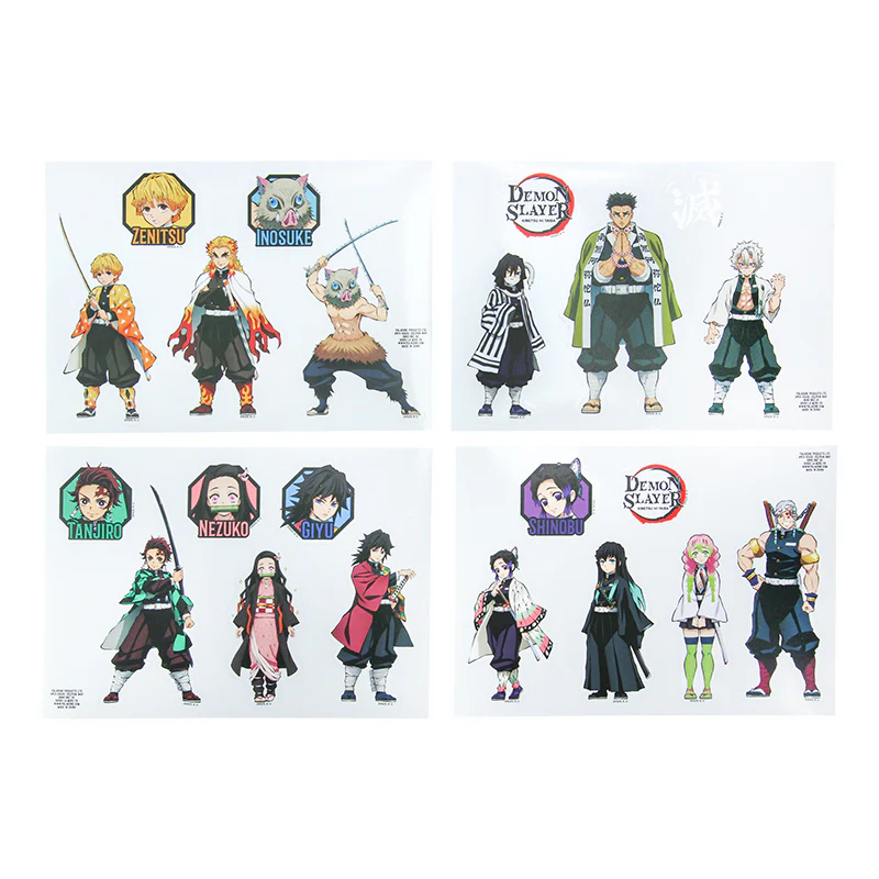 Postacie Zestaw Naklejek Demon Slayer - Image 3