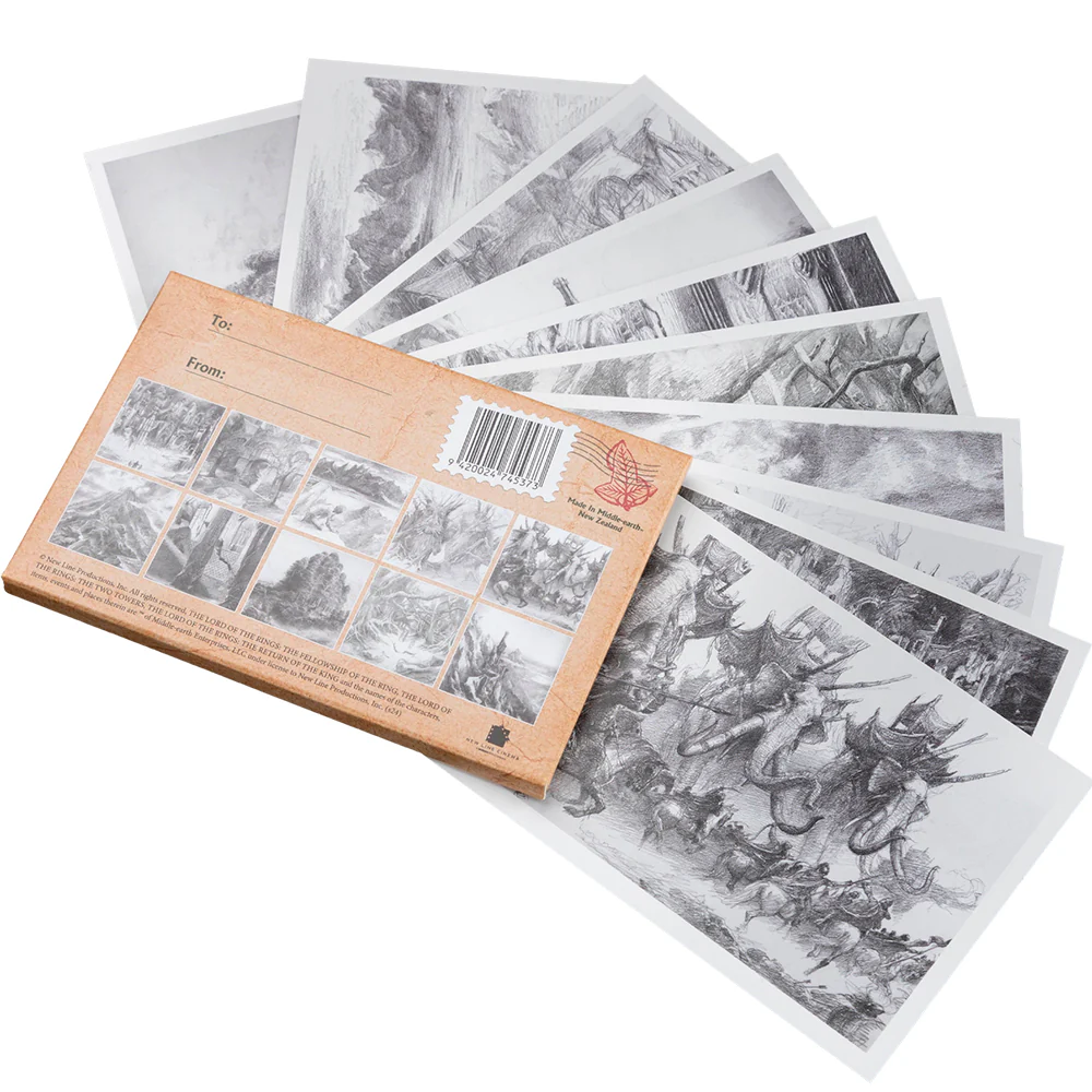 Postcard Set Concept Art By Alan Lee: The Lord Of The Rings Zestaw Pocztówek - Image 4