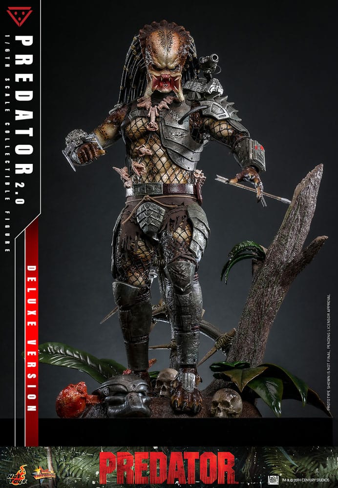 Predator (2.0) Predator Movie Masterpiece Deluxe Version 1/6 Figurka 34 cm - Image 6
