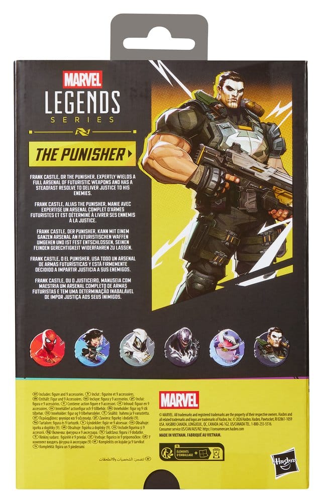 Punisher Marvel Rivals Marvel Legends Figurka 15 cm - Image 3