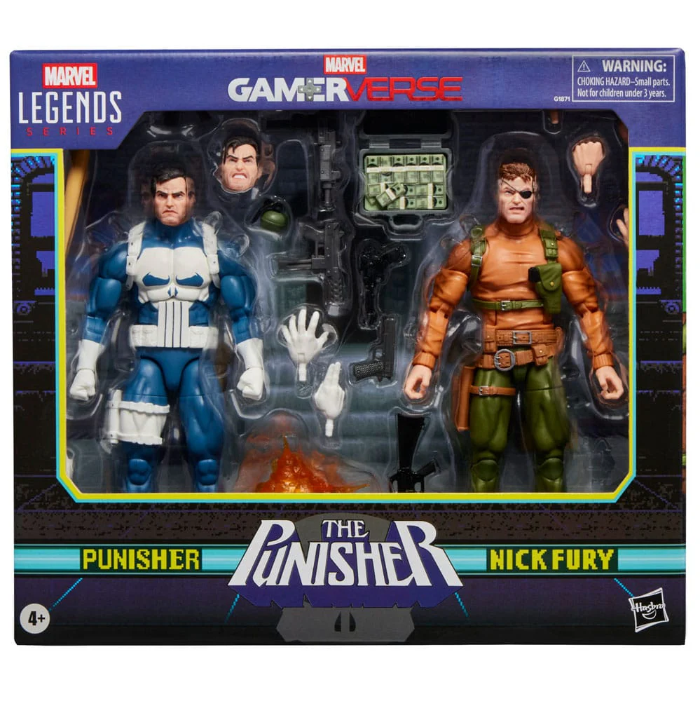 Punisher & Nick Fury  Marvel Legends Gamerverse Figurki 15 cm - Image 12