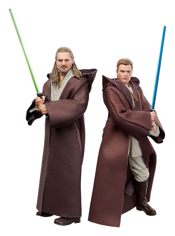 Qui-Gon Jinn, Darth Maul, Obi-Wan Kenobi Star Wars Episode I Black Series 3-Pack Figurki 15 cm - Image 2